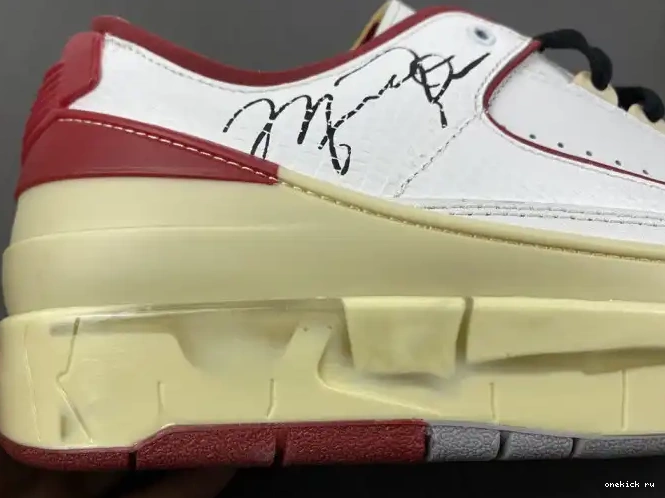 Rep Onekick Jordan SP Low Off-White Retro Red 2 White DJ4375-106 0414